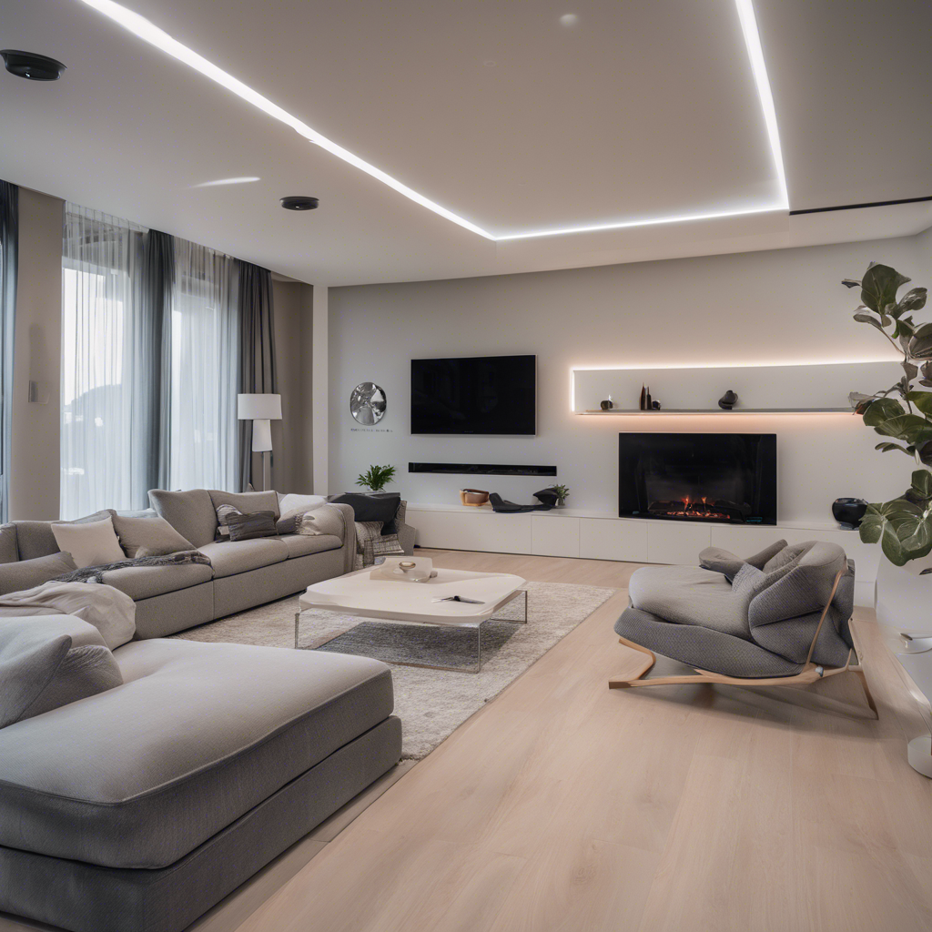 Contrôle intelligent maison système KNX